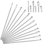 12 Pcs 16" Extra Long Spade Drill Bit Set For Wood, Paddle Flat Inc... New. Price: $82.05.