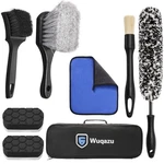 Wuqazu 8-PIECE Wheel & Tire Cleaning Kit 360 Flexible Brush, Dual-hardness New. Price: $27.19.