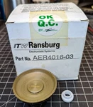 Ransburg AERO4016-03 57MM Plastic Cup Aerobell 33 Rotary Atomizer RSOF#2 New. Price: $375.00.