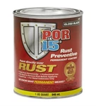 Por 15 45004 Rust Preventive Paint Permanent Coating Gloss Black Quart Can New. Price: $59.63.