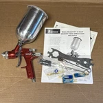 Binks M1-G Hvlp Gravity Feed Spray Gun W/ Manual & Accessories Used. Price: $125.00.