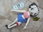Nice Brand New Betty Boop Doll, Kellytoy, W/tag, Handmade Cloth, 18" Tall, Gift Used. Price: $14.50.