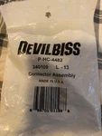 Devilbiss Connector Assembly P-HC-4482 240109 New. Price: $17.00.