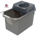 Rubbermaid Commercial Products, 15-QUART Lightweght Pail/mop Bucket With Gray New. Price: $64.60.