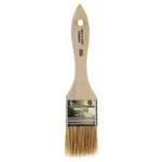 White Chinese Bristle Paint Brush, 5/16 Thick X 1-1/2 W, Wood Handle New. Price: $33.59.