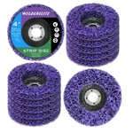 Welderelite 12-PACK 4" Purple Paint Stripping Discs For Angle Grinder New. Price: $53.74.
