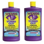 Wizards 11044 Turbo Cut Time Release High Gloss Finish Compound (2 Pack) New. Price: $54.08.