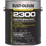 Rust-oleum 283906 Traffic Zone Striping Paint, 1 Gal., Black, Water New. Price: $69.15.