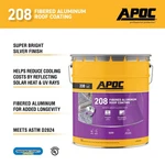 Black JACK-5177-A-30 Silver-seal Fibered Aluminum Roof Coating Gal New. Price: $124.91.