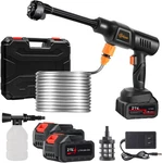 Portable Cordless Pressure Washer, 40000 Mah Battery Powered Wit New. Price: $113.10.