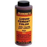 Quikrete 13173 Liquid Cement Color, Red, Net 10 Fl. OZ.(296 Ml)" New. Price: $13.09.