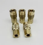 Lot Of 5, Milton 715BK, Female Quick Coupler 1/4" Npt, Style New. Price: $48.38.