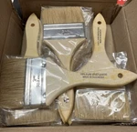 Lot Of 12 - Rubberset 3" Chip Brushes 100% Pure Bristle Item # 99060330 New. Price: $14.79.