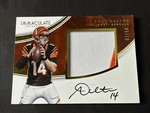 2016 Immaculate Collection Premium Patch Auto Andy Dalton 07/50 Ungraded. Price: $29.99.