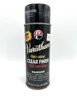 Vintage 1983 New Flecto Varathane Polyurethane Clear Finish 1000 Semigloss Spray. Price: $22.00.