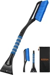 Blue Astroai 27" Snow Brush And Ice Scrapers For Car Windshield, Detachable New. Price: $15.99.