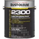 Rust-oleum Traffic Zone Striping Paint 1 Gal White Water Based Concrete Asphalt New. Price: $90.73.