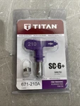 New Titan 671-210 5000 Psi SC-6+ Synergy Fine Finish Tip 0.010 In. Ships Free!. Price: $34.00.