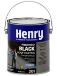 Henry 201 Fibered Black Roof Coating - 0.90 Gallon New. Price: $26.97.