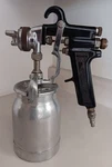 Vintage Binks Model 7 Paint Spray Gun With Can & 36SD Nozzle Made Usa Used. Price: $99.99.