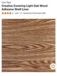 Lot Of 2 Rolls Con-tact Creative Covering Removable Adhesive Paper Light Oak New. Price: $14.99.