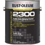 Rust-oleum 2326402 Traffic Zone Striping Paint, 1 Gal., Blue, Water -based New. Price: $43.55.