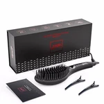 Brand New -- Hair Straightener Brush, Ceramic Ionic Straightening Iron Comb. Price: $18.99.