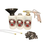 Pro Undercoating Spray Gun & Custom Threaded Funnel - 2 Wand Kit (3 Qt Bottle) New. Price: $107.95.