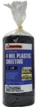 Frost King P350BW Polyethylene Sheeting, Ft L, W, Black New. Price: $10.51.