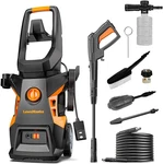 Lawnmaster LT506-2000A Electric Pressure Washer 13 Amp 1.4 Gpm 2300 Max Psi With New. Price: $144.80.