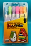 Marvy Uchida Decocolor Paint Markers Oil Pens Bold Tip Hot Colors 300-6C New. Price: $19.95.