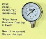 Binks 83-1355 Gauge; 2.50"; 0-100PSI; 1/4" Npt Lower Mount; Ships Free Same Day New. Price: $79.65.