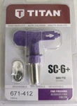 Titan SC-6 5000 Psi 34.5 Mpa 671-412/122314 Reversible Fine Finishing Spray Tip New. Price: $39.88.