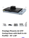 Dtf Station Phoenix Air 16X20 Curing Oven Clamshell Built-in Purifier New. Price: $1000.00.