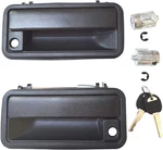 Metal Exterior Door Handles W/lock Cylinders & Keys For Chevy Tahoe Suburban C/k New. Price: $35.29.