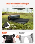 Mil Plastic Sheeting Heavy Duty 10' X 100', Black New. Price: $113.66.