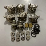 Vintage Binks Spray Gun Nozzle Parts Lot Used. Price: $75.00.