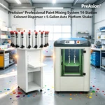 110V 14 Station Paint Colorant Dispenser & 5 Gal Automatic Platform Mixer New. Price: $4199.00.