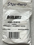 New Pack Devilbiss MBD-19-K10 Spray Gun Kit, Lot Of Pieces/springs. Price: $39.95.