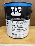 (1) Gallon Ppg Pitt-glaze Wb Acrylic Epoxy- Part A) 16-551 New. Price: $59.99.