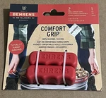 Behrens S215G3R Red Silicone Comfort Handle Grips Pair 3'' Tubs & Cans New. Price: $13.99.