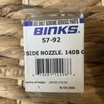 Binks 57-92 Outside Nozzle 140B Gun Genuine Oem Replacement Unit Tool Set New. Price: $49.00.