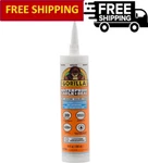 Gorilla Waterproof Caulk & 100% Silicone Sealant, White, Pack, New. Price: $14.09.
