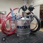 Binks 98C 357 Asme Code Certified Pressure Tank, Hose, & Spray Gun. Used. Price: $649.95.