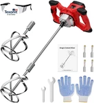 Electric Cement Mixer, 2100W Handheld Concrete With 6 Speed Portable Morta New. Price: $93.78.