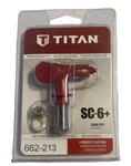 662-213 Titan SC6 + Reversible Spray Tip Red By Tool New. Price: $23.99.