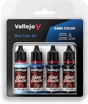 Vallejo Blue Game Paint Set (4 Colors) (18ML) - Hobby And Model Acrylic New. Price: $13.83.