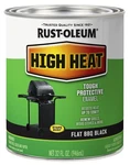Rust-oleum 7778502 High Heat Brush Protective Enamel Paint, Quart, Flat Bbq New. Price: $35.39.