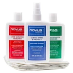 Novus Plastic Polish Kit #1, #2, And #3, 8OZ. Each With 6 Mates New. Price: $23.99.