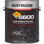 Rust-oleum 261117 Gal Floor Paint, Gloss Finish, Safety Blue, Solvent Base New. Price: $59.29.